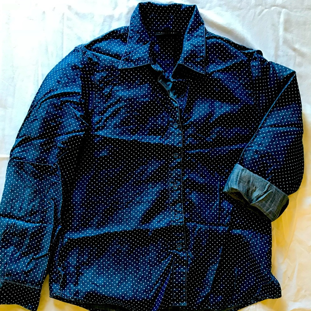 Lovecraft Denim Blouse, Size M | New